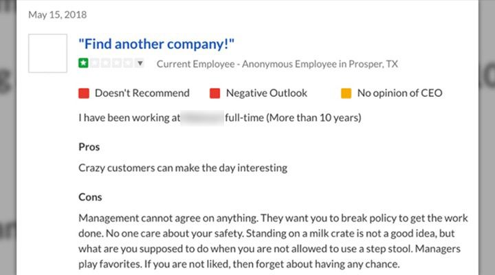 Funny Glassdoor Reviews